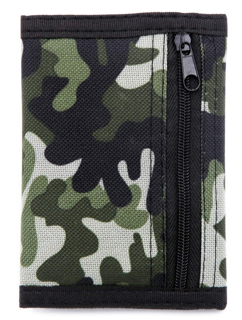 JONYEE Kids Wallet for Boys and Girls, Novelty Wallet for Boys Ages 5-7, Camo Teen Wallet for Kids Birthday Gifts (Green) - Image 2